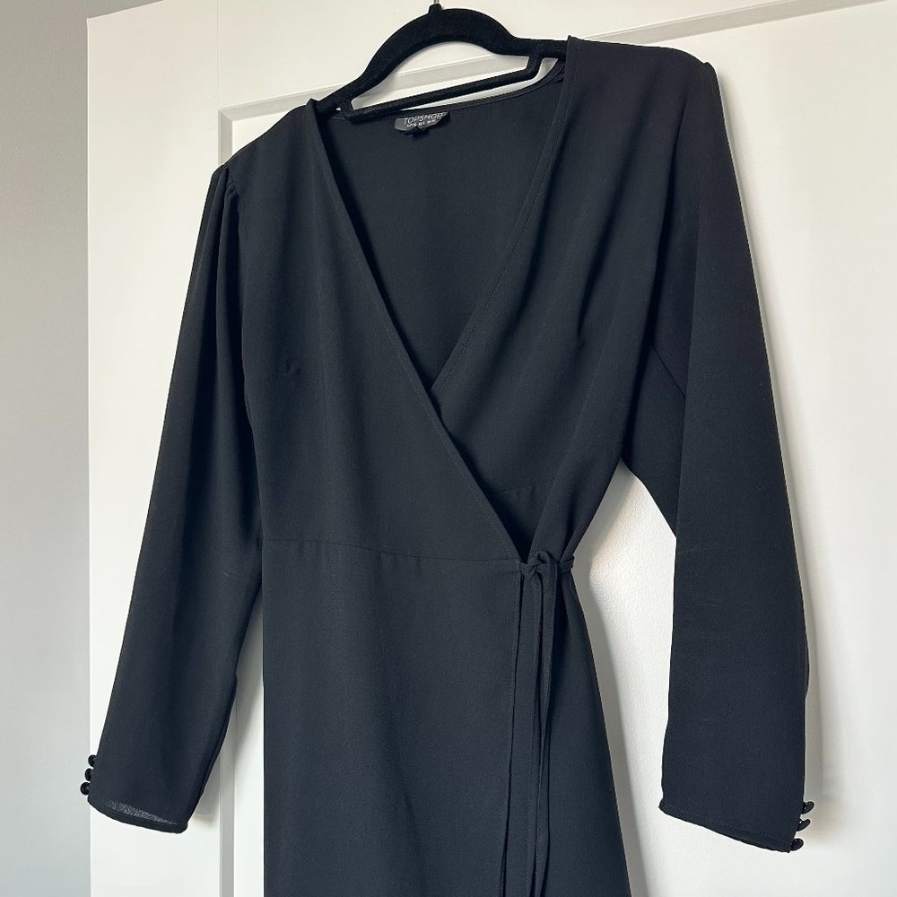 Black Wrap Dress
